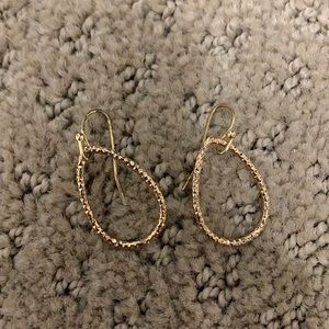 Gold drop earrings